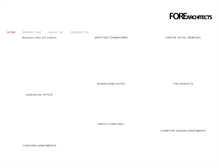 Tablet Screenshot of forearchitects.com